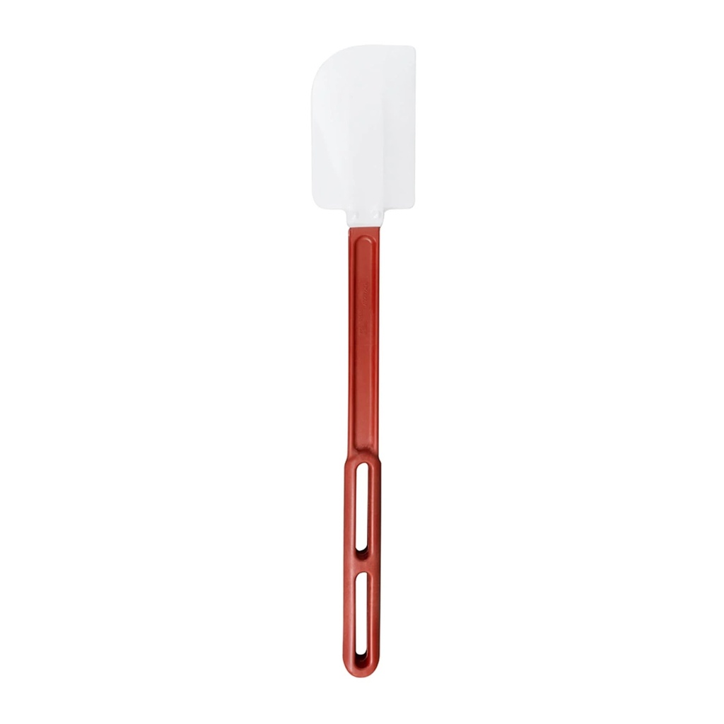 Vollrath 52026 16 1\\/2" High-Temp Spatula - Contoured Flexible Blade, White-Each