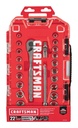 Craftsman CMMT12029 Gunmetal Chrome Mechanics Tool Set, 22-Pieces