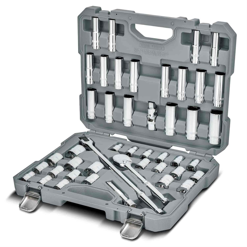 Ingersoll Rand 752019 45 Pc. Sae/Metric Master Mechanics Tool Set