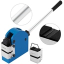 VEVOR 2-In-1 Sheet Metal Shrinker and Stretcher Set 2 Steel Jaws 1 Housings 18 Ga Mild Steel 16 Ga Aluminum Sheet Metal Bender Solid Construction Manual Expansion Machine