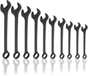Neiko 03129A Jumbo Combination Wrench Set, 10 Piece, Black Oxide Finish, SAE (1-5/16" - 2")