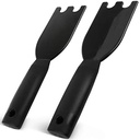 [2 Pack] Impresa Spatula/Scraper George Foreman Indoor George Foreman Grill Spatula/Scraper - Cleaner Tool with Ergonomicandle Heat Resistant Tool Panini Grill Press
