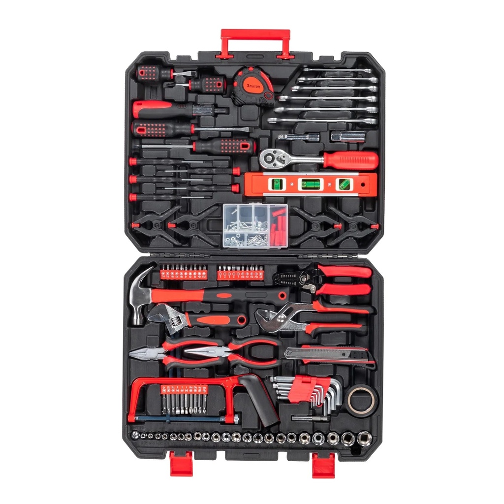 Winado 198 Pcs Hand Tool Set, Home Tool Kit, with Black Storage Box