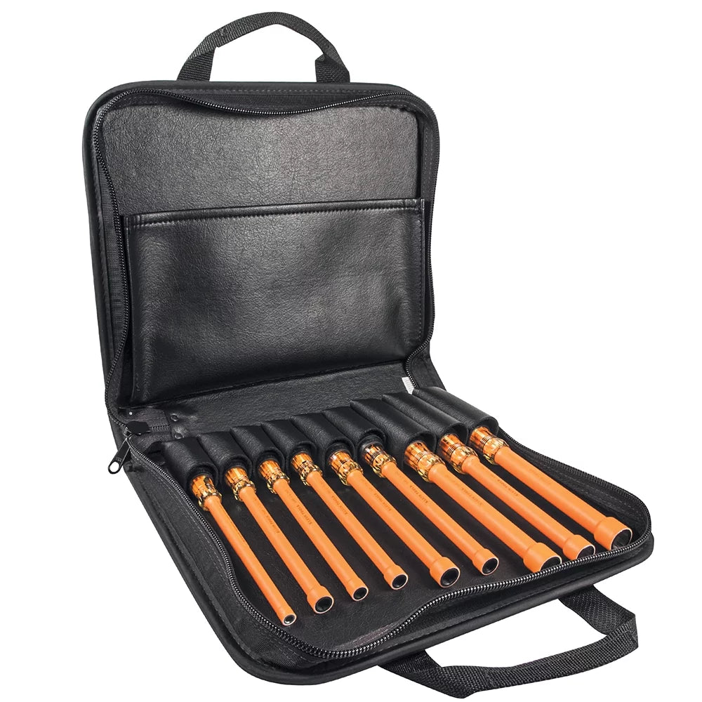 Klein Tools 33524 Insulated Nut Driver Kit, 9 Piece