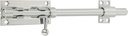 Alise Slide Lock SUS304 Stainless Steel Gate Latch, Slide Bolt Latch,Thickened Heavy Door Latch Lock,10 Inch Brushed Barrel Bolt Latch, Security Slide Latch Lock