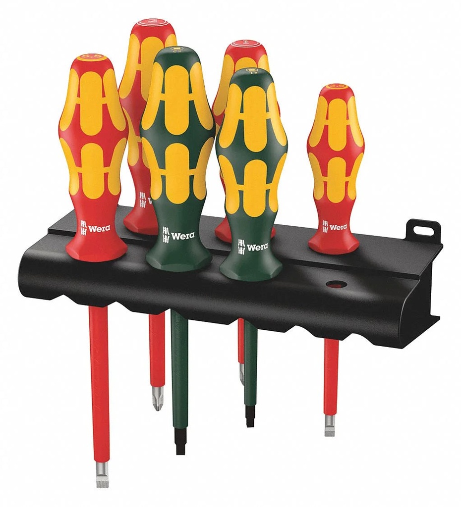 Wera Insulated Screwdriver Set, Nmpcs6 05347777001