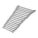 J S Products 6-Point Metric Combination Wrench Set, 16-Piece