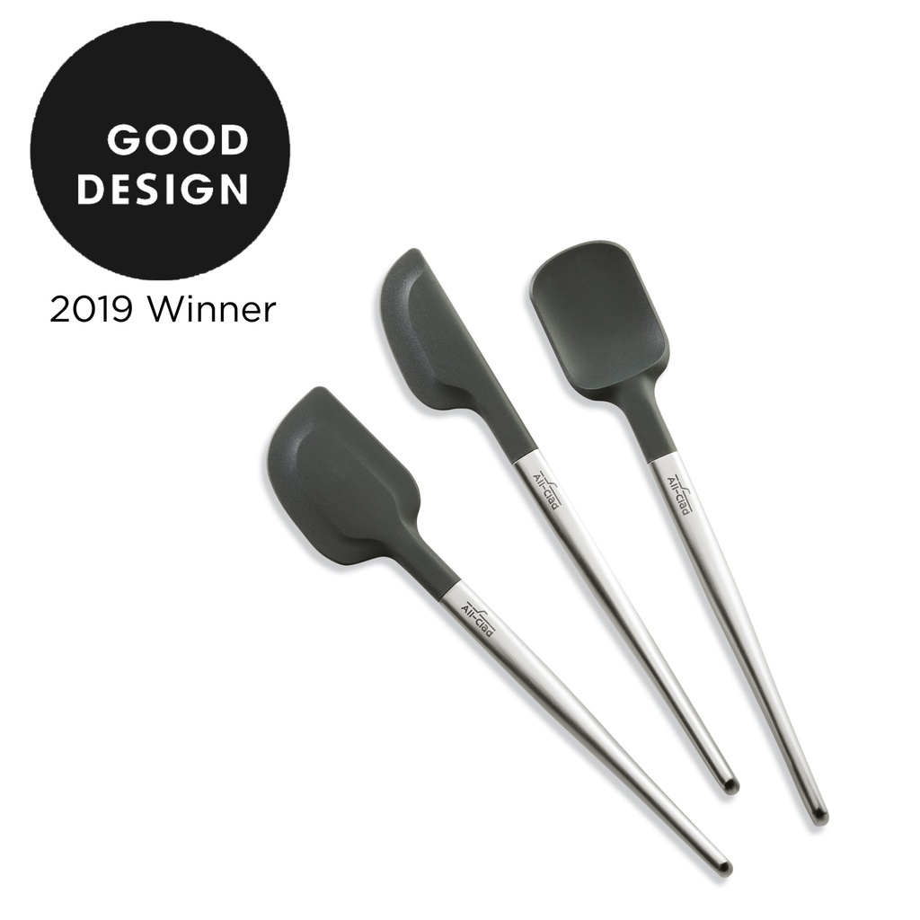 All-Clad Silicone Tools Set, 3 Piece Spatula Set