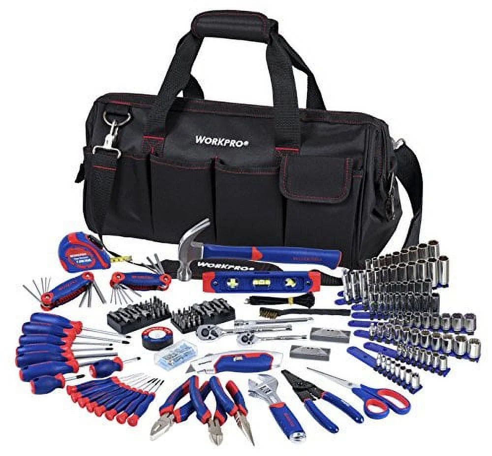 Workpro 322-Piece Tool Kit with Carry Bag
