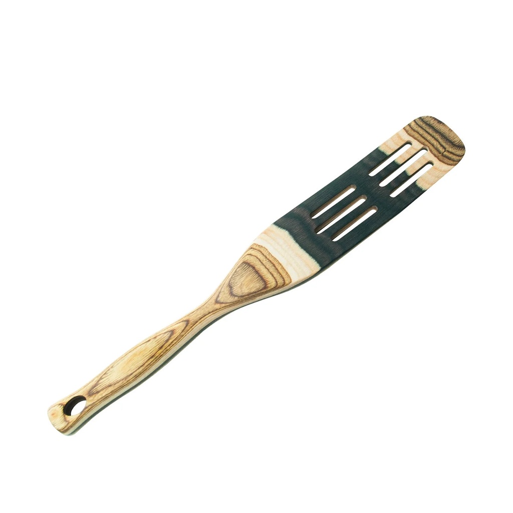 Island Bamboo Slotted Spurtle Kitchen Essentials, 13", Natural