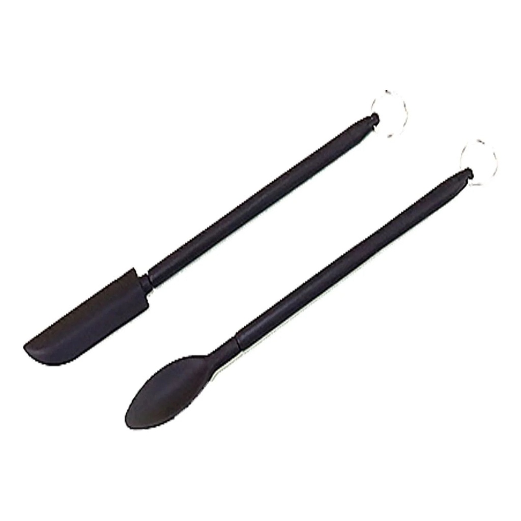 Jilgteok Easter Clearance Mini Silicone Spatula Set,Makeup Spatula,Thin Jar Scraper for Kitchen,New Handle Telescopic Small Spatulas Gifts for Women