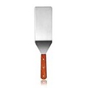 New Star Foodservice 36350 Wood Handle Grill Turner/Spatula with Cutting Edge and 4-Inch Wide Blade, 16-Inch