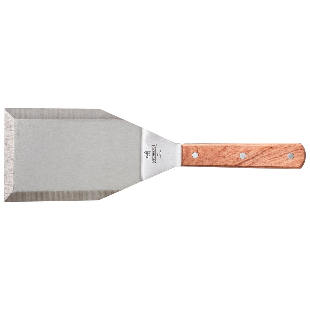 Mundial 4687M 5 X 4 Wood Handle Spatula