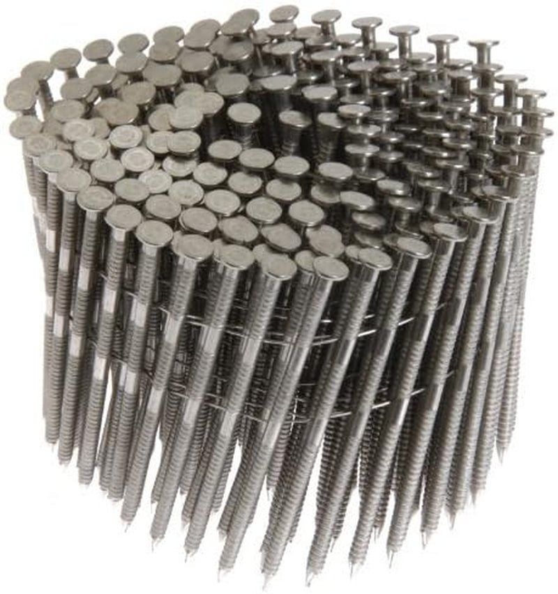 Grip Rite Prime Guard Max MAXC62820 15 Degree Wire Coil 2-Inch by .09-Inch Ring Shank, Stainless Steel Siding Nails 3,600 per Box by Grip Rite Prime Guard