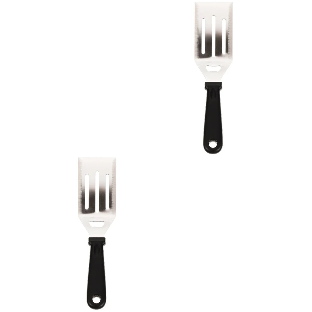 Kitchen Utensil Hamburger Spatula 2 Pieces Stainless Steel Cooking Metal Pancakes Utensils Friend Gifts Tools
