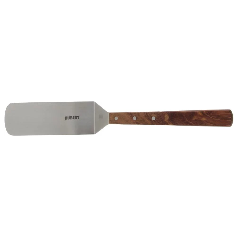 HUBERT® Long Food Turner Stainless Steel with Rosewood Handle - 8"L X 3"W Blade