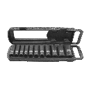 HART 11-Piece 1/2-Inch Drive SAE Impact Socket Set, Chrome Vanadium