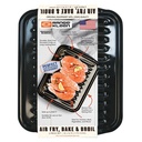 Range Kleen BP102X 2 Piece Heavy Duty Black Porcelain Air Fry, Bake and Broiler Pan