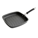 Nordic Ware 10" Ceramic Coated Grill Pan, Grey, 18.7" X 11.1" X 3.5"