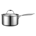 Cooks Standard Multi-Ply Full Clad Stainless Steel Saucepan with Lid 1.5 Quart