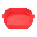 XMMSWDLA Silicone Reusable Square Liner, Heat Resistant Easy Cleaning Silicone Pot for 5 to 7 Qt for Air Fryer Accessories