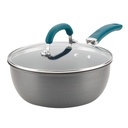 Rachael Ray Create Delicious 3 Qt Nonstick Everything Pan, Gray