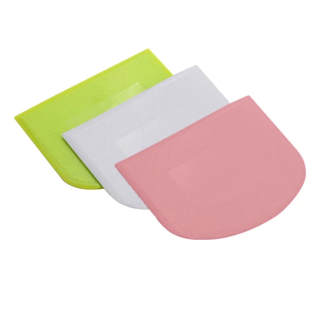 Edikesy Kitchen Gadgets,Cooking Utensils Set,Cake Scraper Baking Scraper Tool Soft 3Pcdough Kitchenï¼Dining & Bar,Clearance,Kitchen Utensils Set,Clearance Items