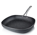 Granite Stone Diamond 11" Ultimate Nonstick Triple-Coated Square Frying Pan – as Seen on TV!