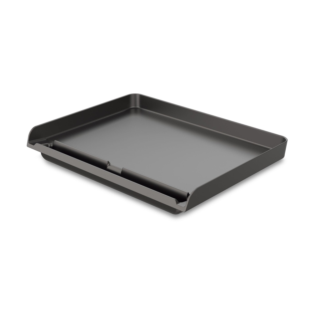Ninja 14" Nonstick Flat Top Griddle Plate for Ninja Sizzle Smokeless Indoor Grill, Gray