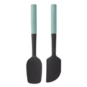Kitchenaid Universal 2-Piece Spatula Set in Aqua Sky
