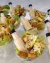 Set of 20 Salad Appetizer Cups Dressing Bottle Mini Forks Set for Food Display Buffet Catered Event Wedding Brunch Grazing Station Charcuterie Cups