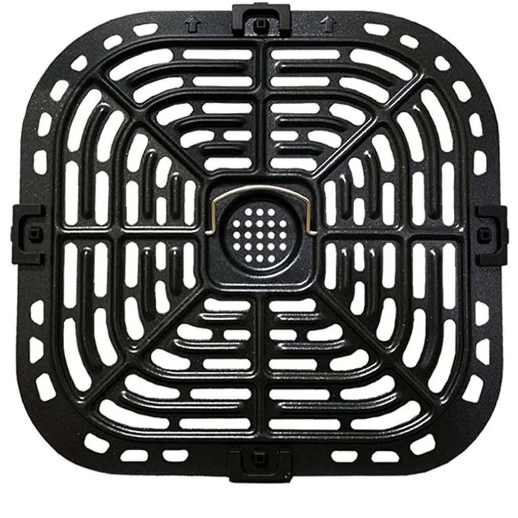 Air Fryer Grill Plate for Instants Vortex plus 6QT Air Fryers, Upgraded Square Grill Pan Tray Replacement Parts