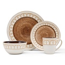 Pfaltzgraff® Remi 16-Piece Dinnerware Set round Beige