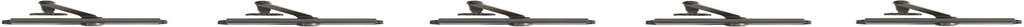 Norton Door Controls 1604BC 690 Door Closers, Dull Bronze (5)