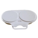 Mnjin Utensils Convenient Cup Grades Kitchen Food Cooking Microwave Steamer Cooking Utensils A