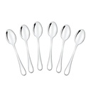 304 Spoons Mini Coffee Spoon 18/10 Stainless Steel Small Spoons for Dessert Tea Set of 6