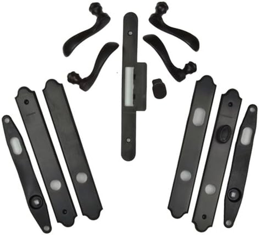 Andersen Covington Style (Double Active) Hinged Door Hardware Set in Oil Rubbed Bronze