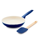 Greenpan Rio Ceramic Nonstick 8" Frypan with Spatula | Navy
