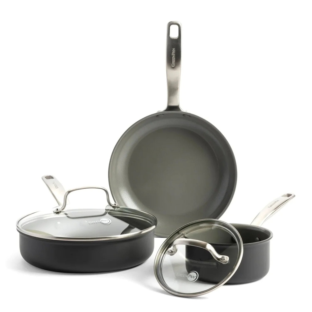 Greenpan Chatham Ceramic Nonstick 5-Piece Cookware Set