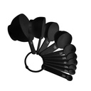 10Pcs Measuring Spoons and Cups Sets Complete Set of Quantitative Seasoning Tools Measuring Spoon Set for Cooking and Baking Bar Funnel Small Kitchen Funnel Metal Sandbag Funnel Wide Funnel with Hose