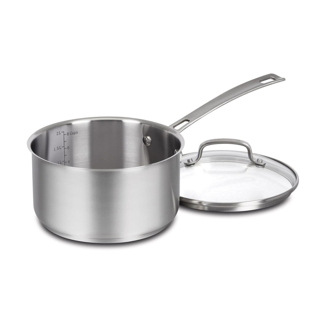 Cuisinart Advantage® Pro Premium Stainless-Steel Cookware 2.5 Qt. Saucepan with Cover, 92195-18