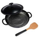 Curtis Stone Dura-Pan+ Nonstick All Day Chef'S Pan with Steamer & Tool Black