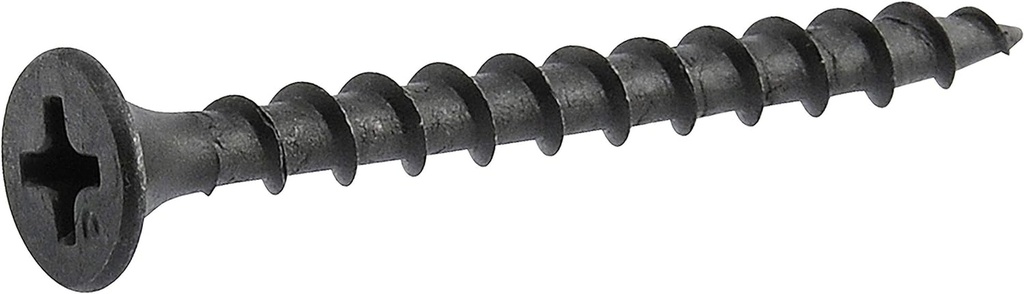 Hillman 967627 Coarse Thread Drywall Screw #8 X 3", Black Phosphate