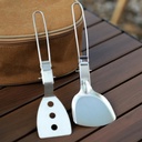 Lloopyting Home Good Clearance All Clearance All Department Roll Back Clearance Items Outdoor Folding Frying Spatula Camping Portable 304 Stainless Steel Spatula Picnic Barbecue Cutlery