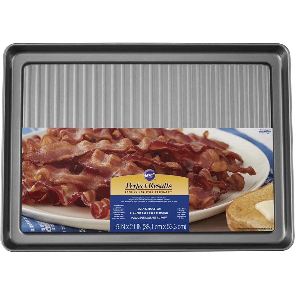 Wilton 2105-1707 Mega Oven Non-Stick Griddle Pan, 15 X 21 In.