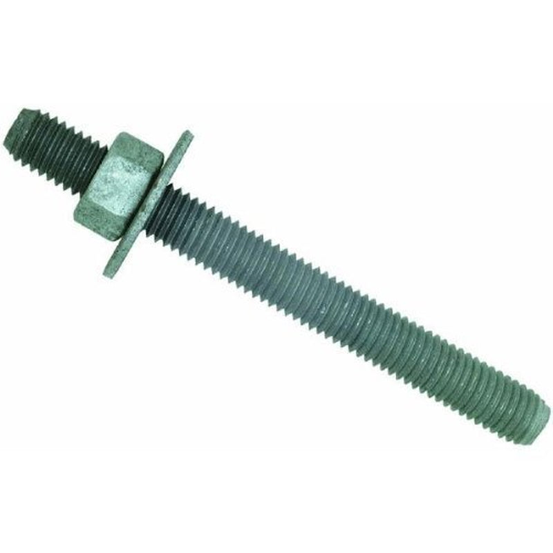 Simpson Strong-Tie 1/2 In. Dia. X 5 In. L Galvanized Steel Hex Bolt 1 Pk
