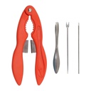VALSEEL Kitchen Utensils Set Stainless Steel Crab Eating Detachable Combination Set Crab Eating Tools Kitchen Utensils