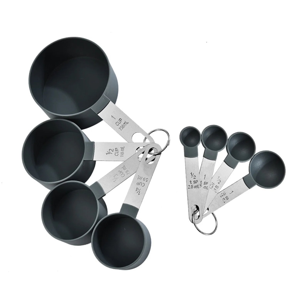 XEOVHV Handle Measuring Cup Eight Piece Set Measuring Cup Measuring Spoon Clearance Sale Products