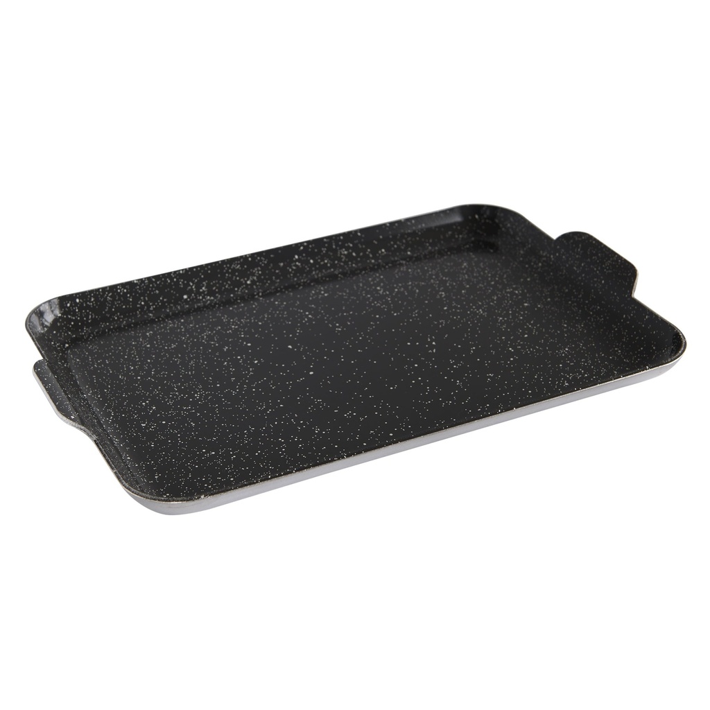 Nordic Ware Mini Ceramic Griddle, Gray, 11.5" X 7.2" X 1"