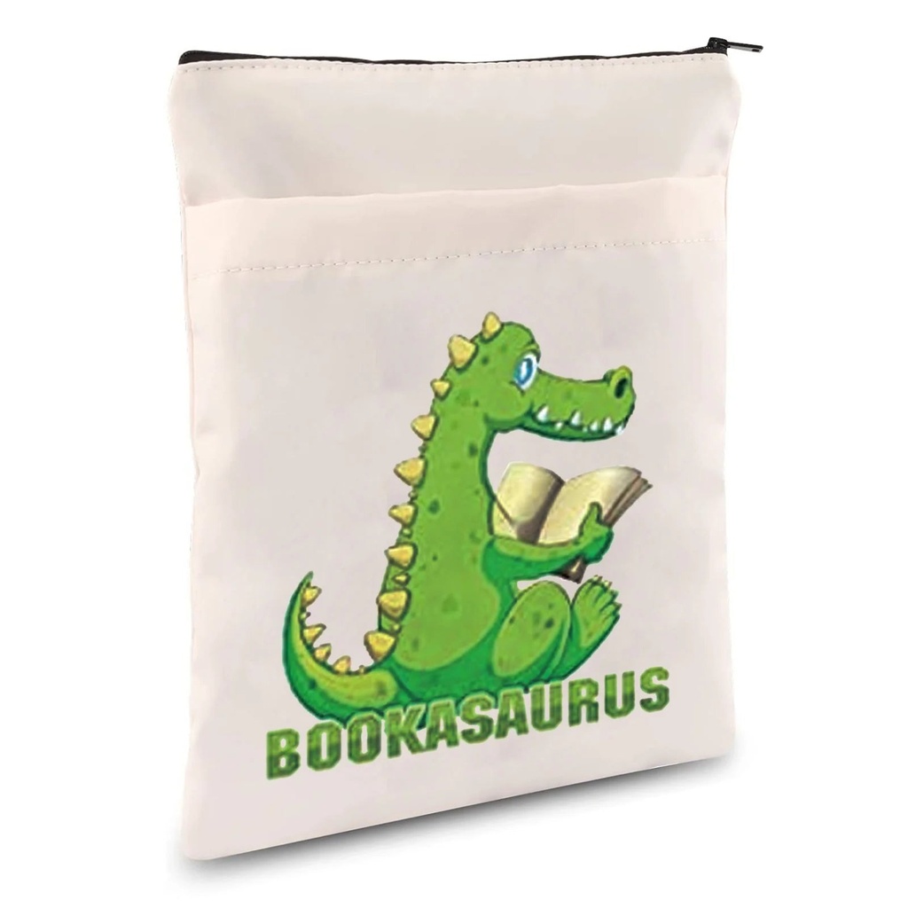 Bookasaurus Book Sleeve Reading Dinosaur Book Covers for Paperbacks Book Lover Gifts Dinosaur Lover Gift